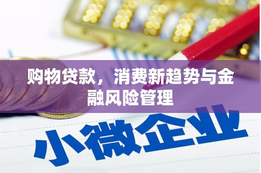 松滋购物贷款，消费新趋势与金融风险管理