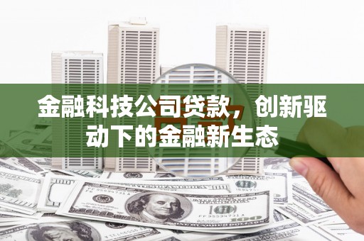 松滋金融科技公司贷款，创新驱动下的金融新生态