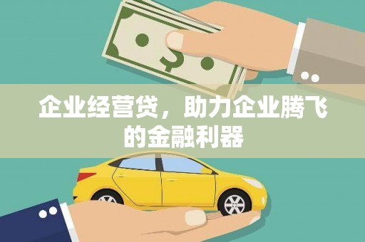松滋企业经营贷，助力企业腾飞的金融利器
