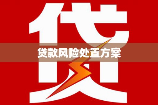 松滋贷款风险处置方案