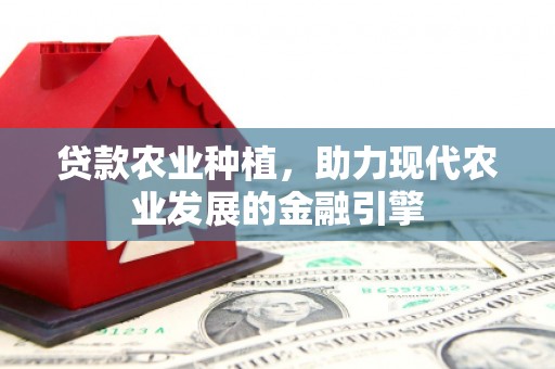 松滋贷款农业种植，助力现代农业发展的金融引擎