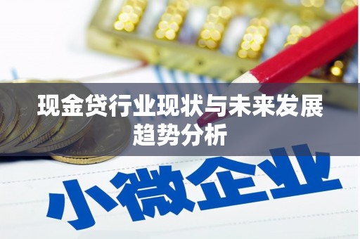 松滋现金贷行业现状与未来发展趋势分析