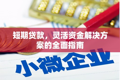 松滋短期贷款，灵活资金解决方案的全面指南