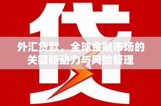 松滋外汇贷款，全球金融市场的关键驱动力与风险管理