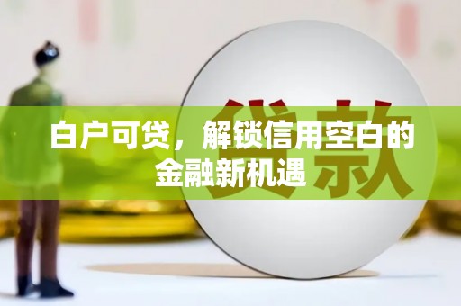松滋白户可贷，解锁信用空白的金融新机遇