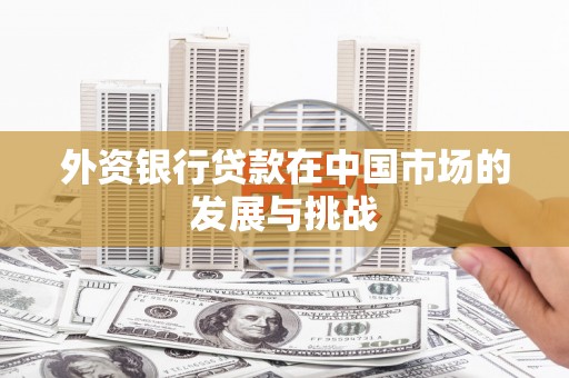 松滋外资银行贷款在中国市场的发展与挑战