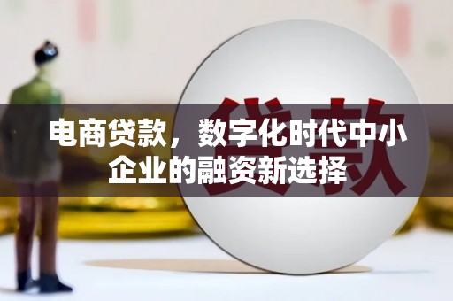 松滋电商贷款，数字化时代中小企业的融资新选择