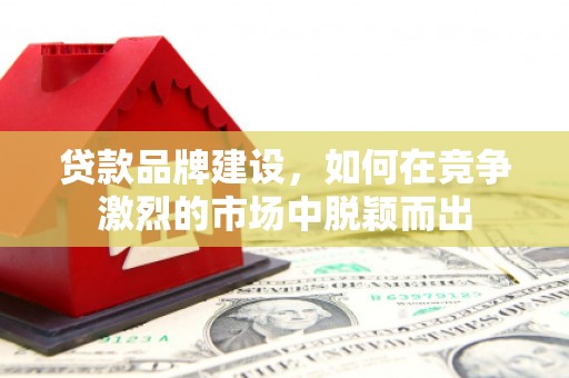 松滋贷款品牌建设，如何在竞争激烈的市场中脱颖而出
