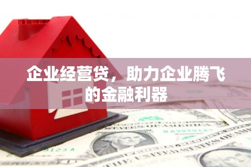 松滋企业经营贷，助力企业腾飞的金融利器