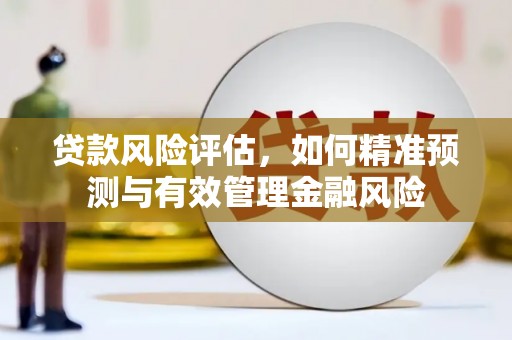 松滋贷款风险评估，如何精准预测与有效管理金融风险