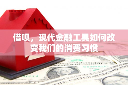 松滋借呗，现代金融工具如何改变我们的消费习惯