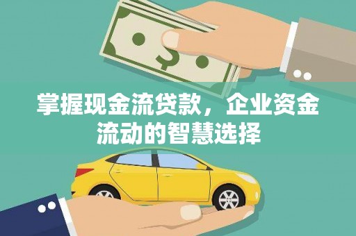 松滋掌握现金流贷款，企业资金流动的智慧选择