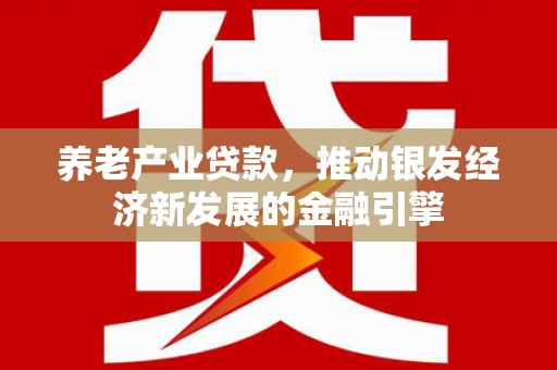 松滋养老产业贷款，推动银发经济新发展的金融引擎