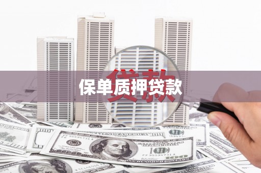 松滋保单质押贷款