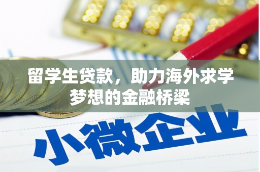 松滋留学生贷款，助力海外求学梦想的金融桥梁