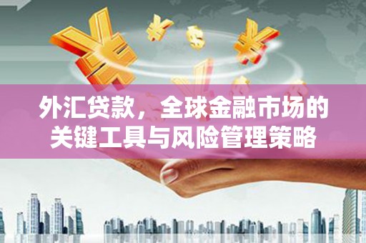 松滋外汇贷款，全球金融市场的关键工具与风险管理策略