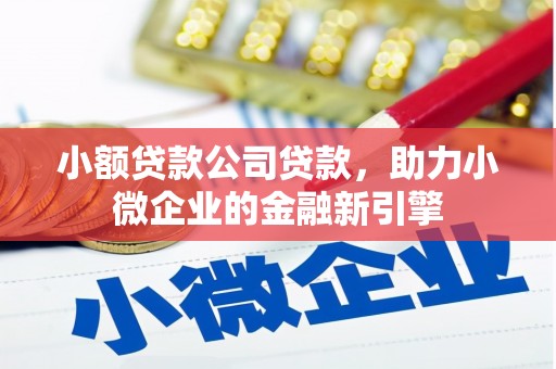 松滋小额贷款公司贷款，助力小微企业的金融新引擎