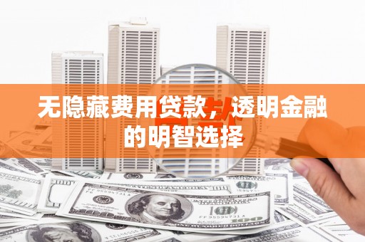 松滋无隐藏费用贷款，透明金融的明智选择