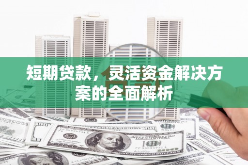 松滋短期贷款，灵活资金解决方案的全面解析