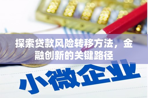 松滋探索贷款风险转移方法，金融创新的关键路径