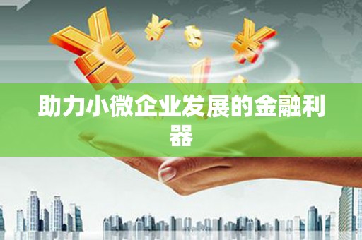 松滋助力小微企业发展的金融利器