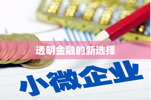 松滋透明金融的新选择