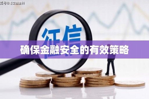 松滋确保金融安全的有效策略